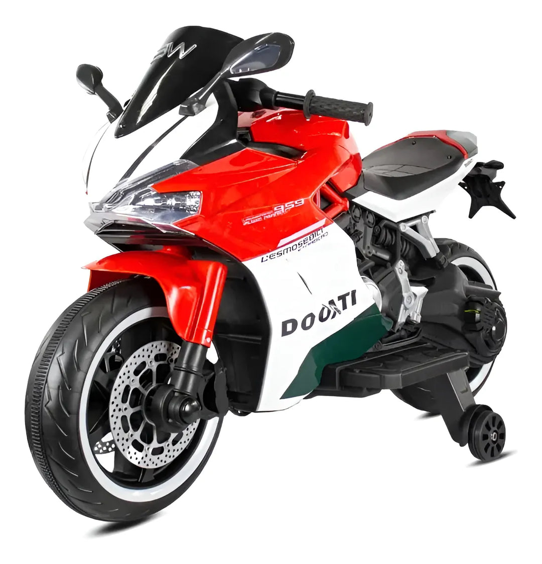 Moto Eléctrica Deportivo 12v Rojo Niños