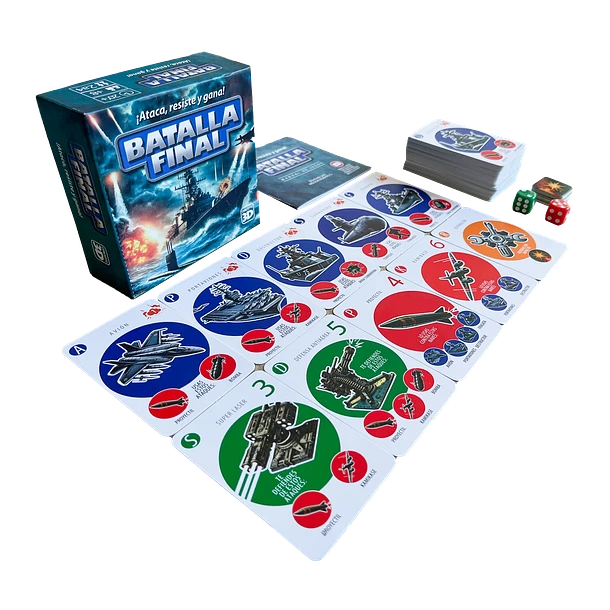 Juego De Mesa Batalla Final Estrategia Para Niños Familia