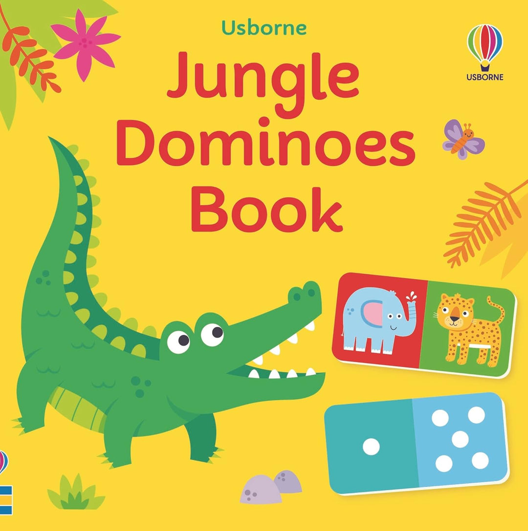 Juego Y Libro Didáctico Domino Jungla Para Niños