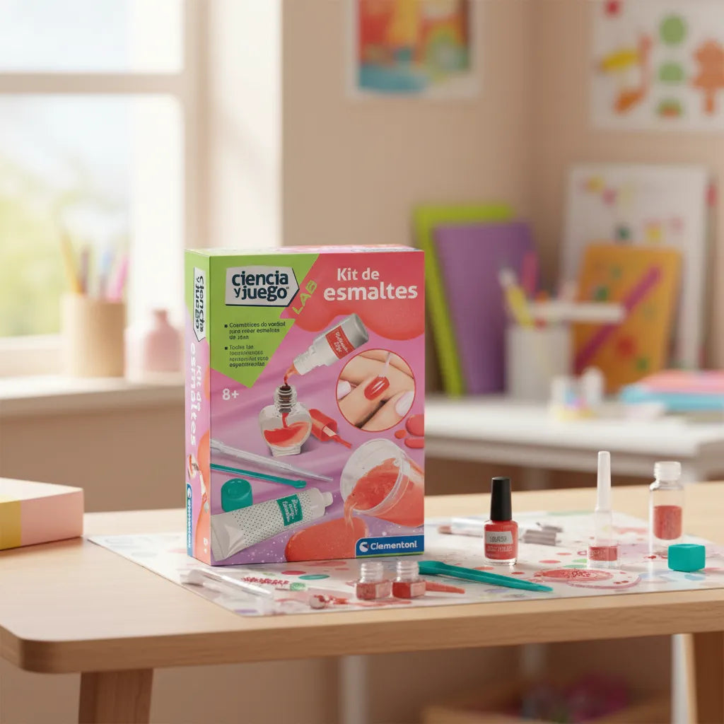 Juego Crea Esmaltes Brillantes Para Niños