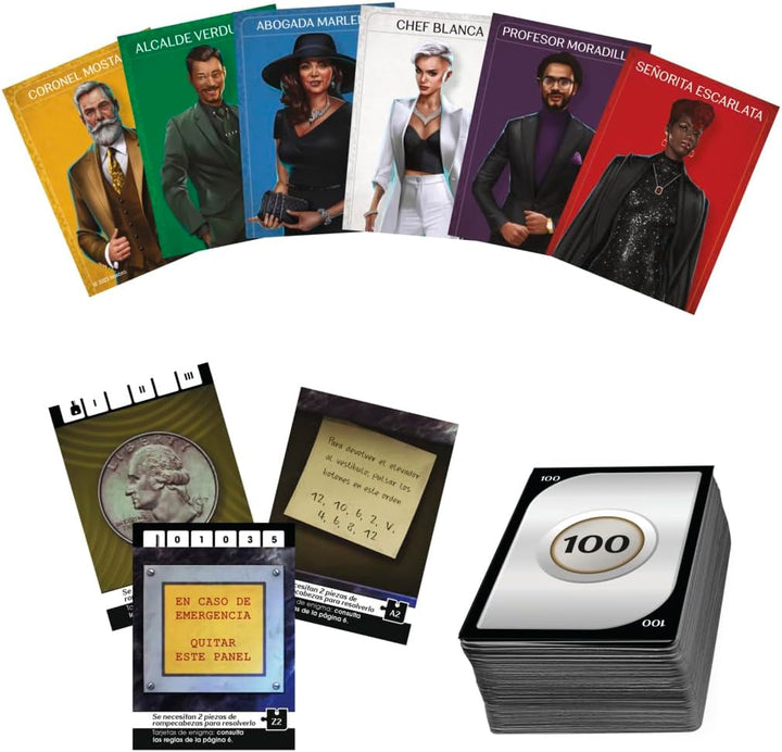 Juego De Mesa Clue Escape El Hotel De Medianoche  adultos