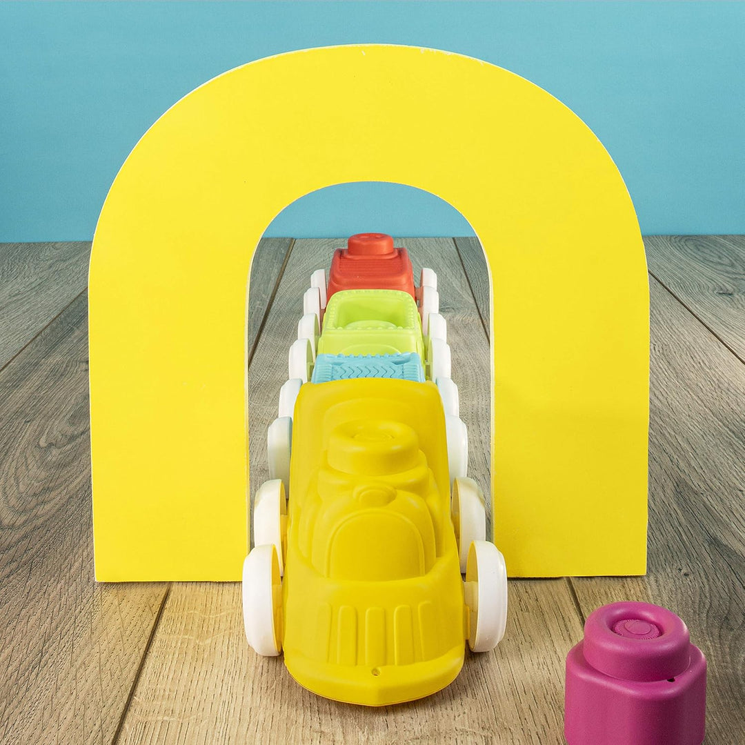 Juego Didáctico Tren Coloridos Para Bebés
