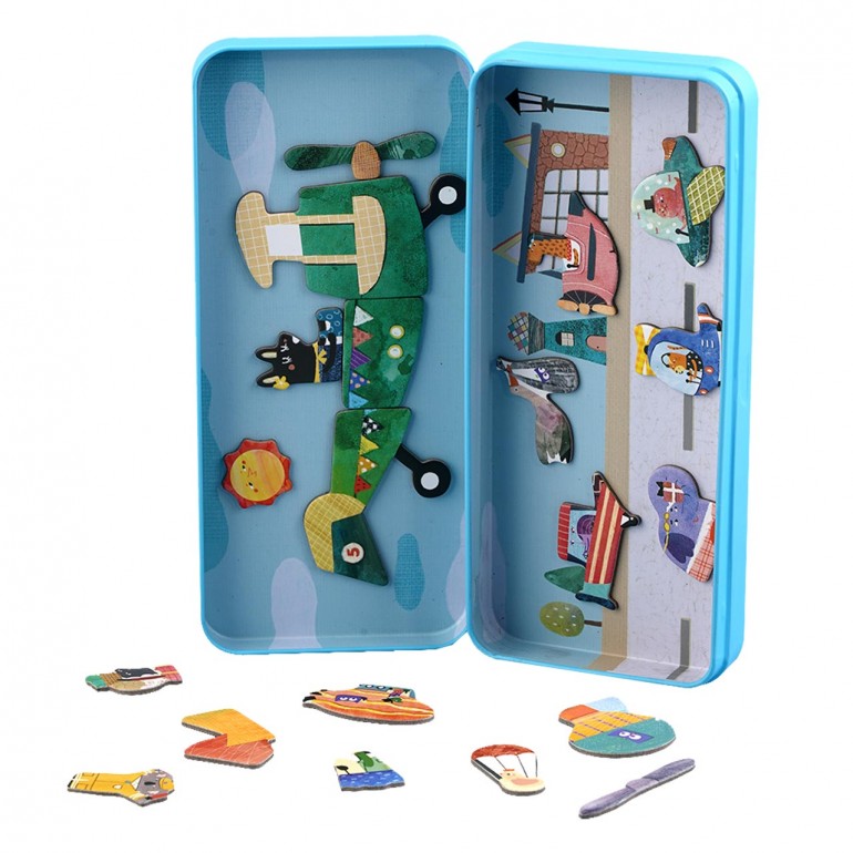 Juego Didáctico Magnética Aviones Para Niños