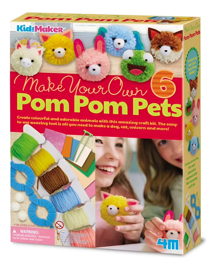 Kit De Arte Mascotas De Pompom