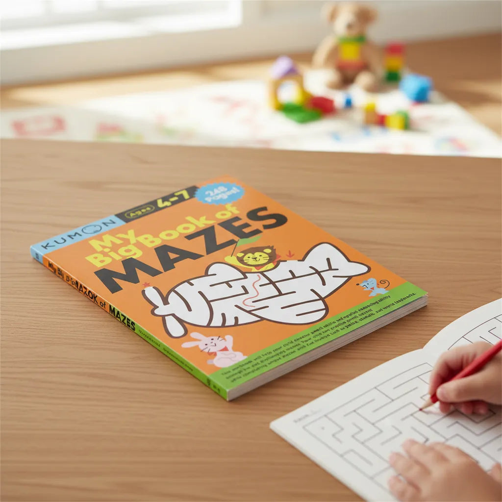 Libro Didácticos Kumon My Big Book Of Mazes Para Niños
