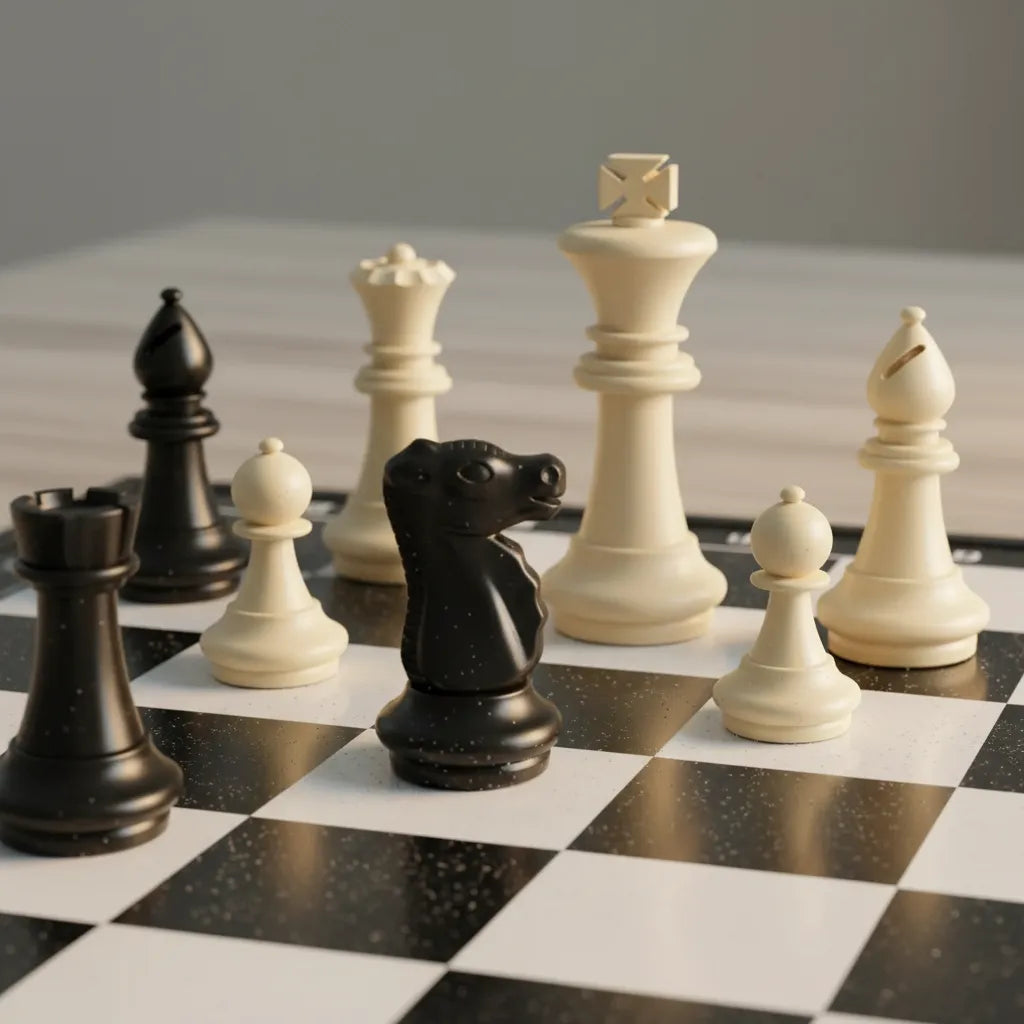 Juego De Mesa Ajedrez Y Damas 2 En 1 Magnético Para Niños