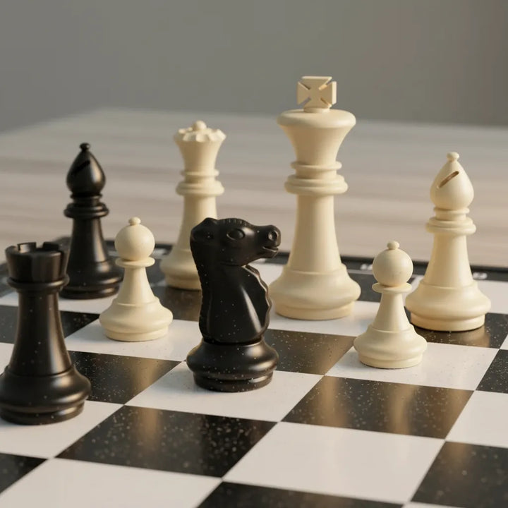 Juego De Mesa Ajedrez Y Damas 2 En 1 Magnético Para Niños