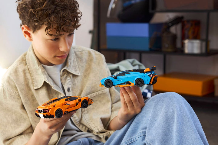 Juego Construcción Lamborghini Revuelto Y Hura Lego Niños