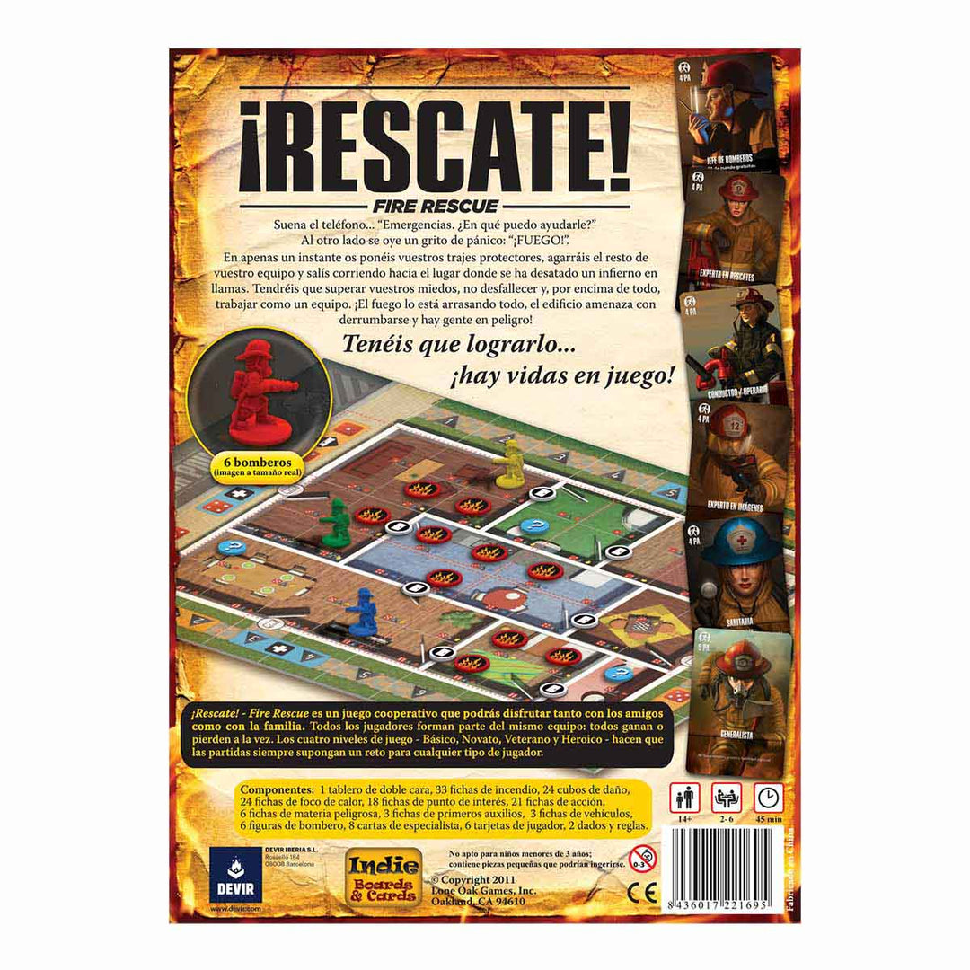Juego De Mesa Rescate Para Niños y Adultos