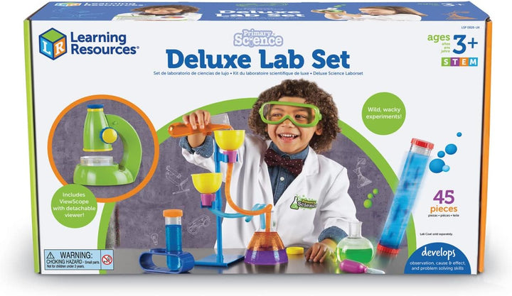 Juego Set de Experimentos Científicos y Microscopio Niños