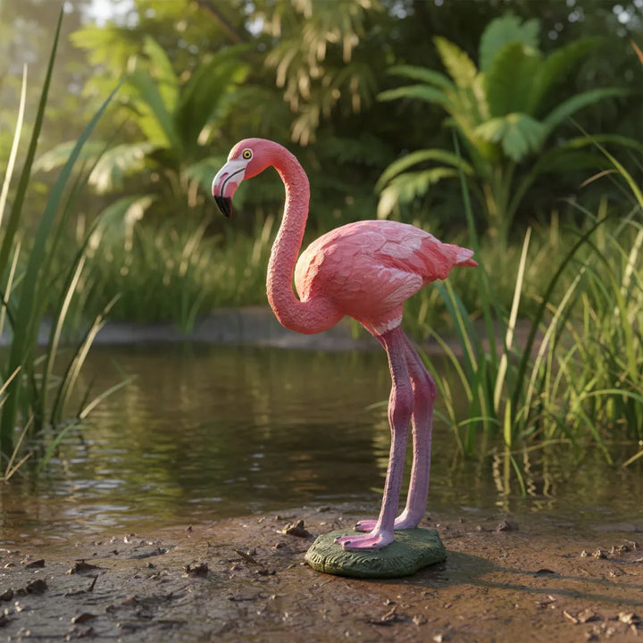 Figura Coleccionable Flamenco Rosado Papo Para Niños