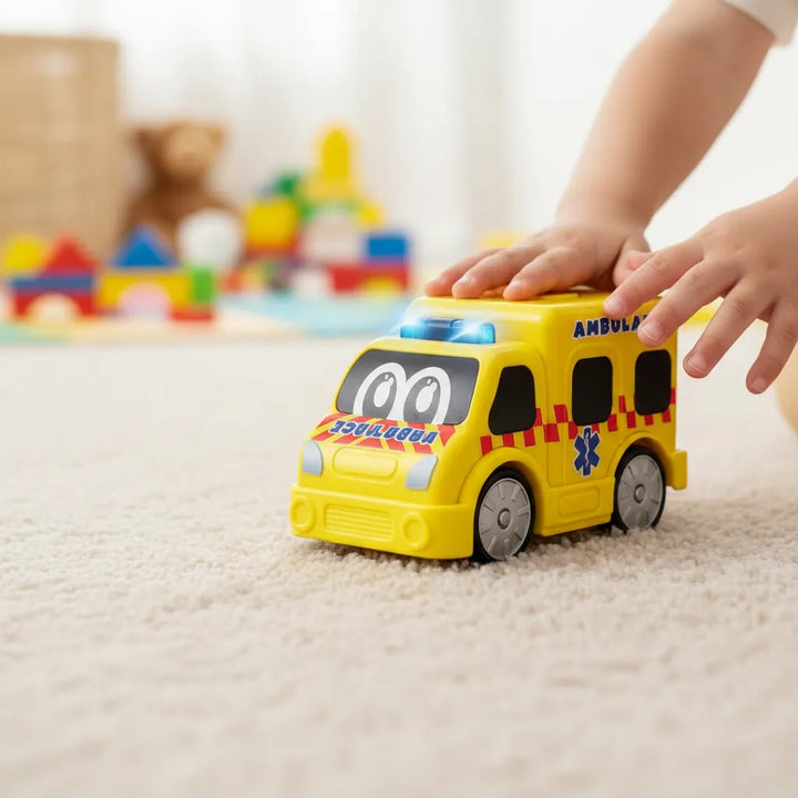Ambulancia con luces y sonidos para niños