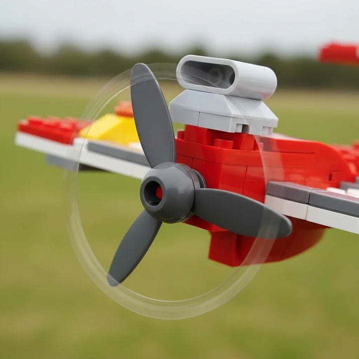 Juego De Construccion Tipo Lego Avion Rescate