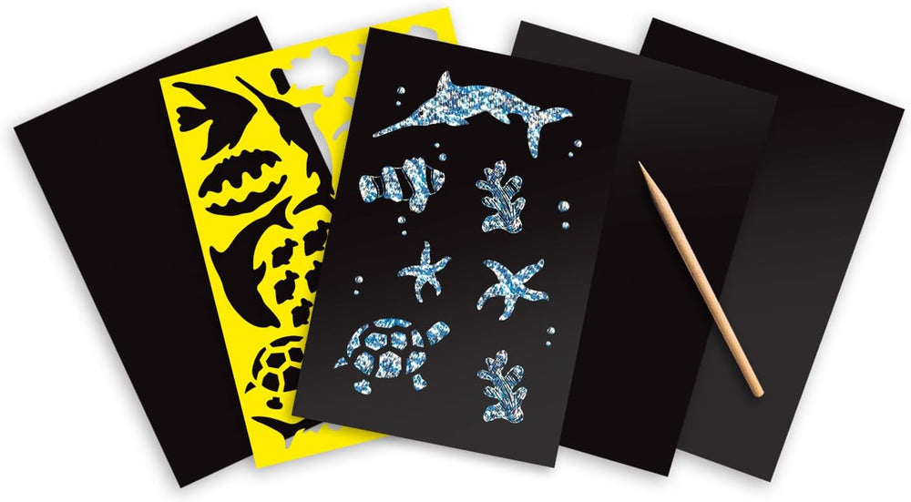 Set De Arte Para Raspar océano Actividades Niños