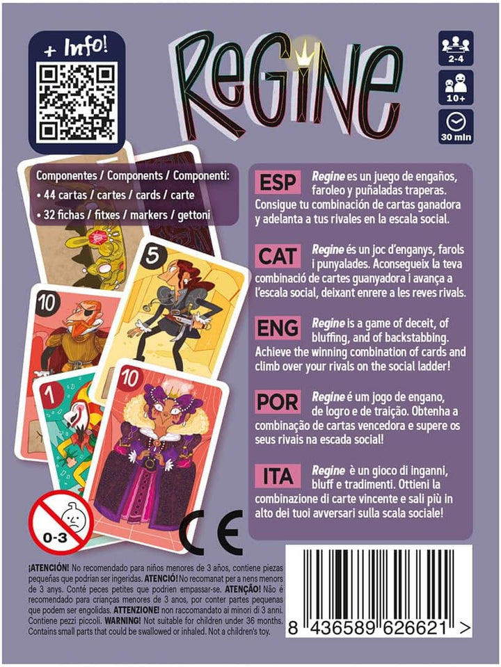 Juego De Mesa Regine De Engaños adultos