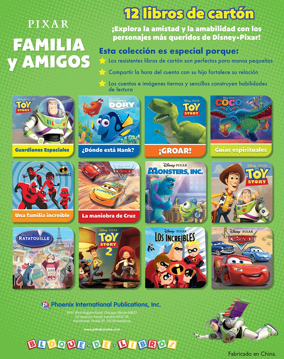 Libro Físico Biblioteca Disney Familia Y Amigos Para Niños