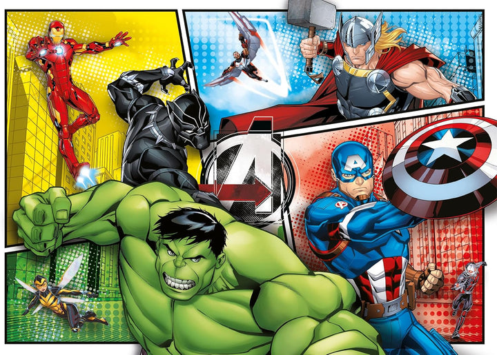 Rompecabezas 2 En 1 Avengers Para Niños