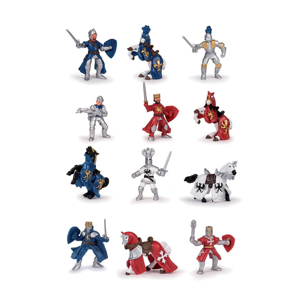 Set Figuras De Caballeros 12 Piezas detalladas niños