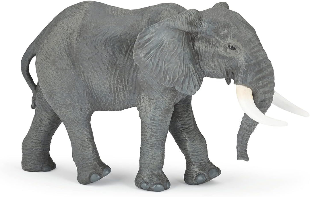 Figura Animales Elefante Africano Pintada A Mano
