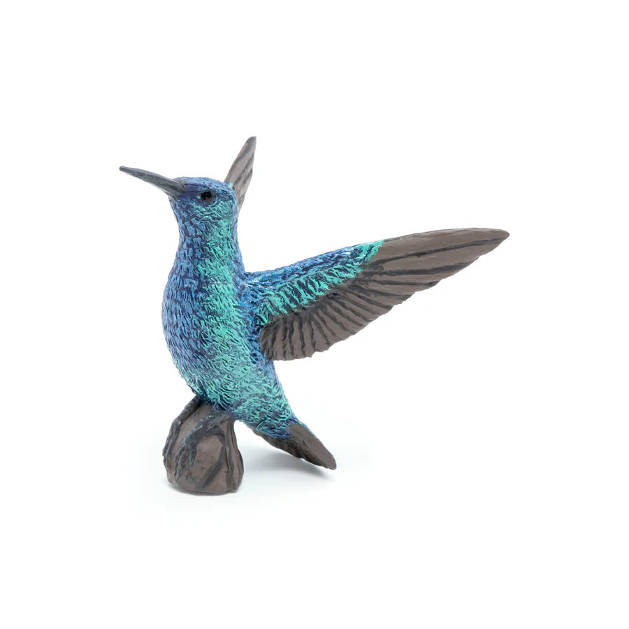 Figura Coleccionable Colibrí Pintados A Mano Papo Para Niños
