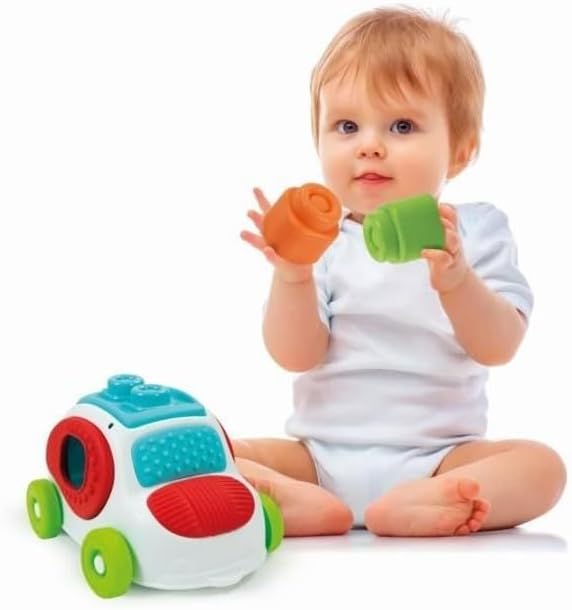 Juego Didáctico Carro Con Bloques Para Bebés