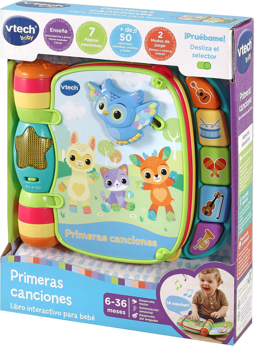 Juguete Libro Primeras Canciones Para Bebés
