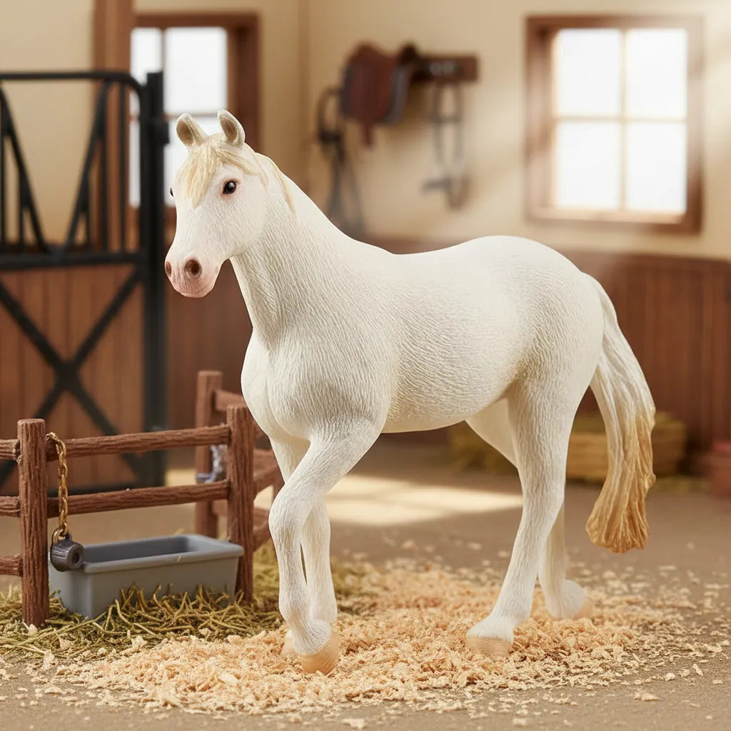 Figura Yegua Camarillo Pintada A Mano Schleich