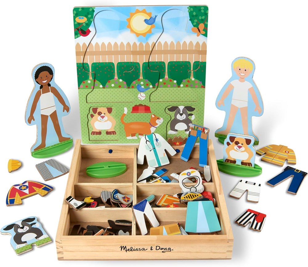 Juego Magnético De Vestir Profesiones Niños