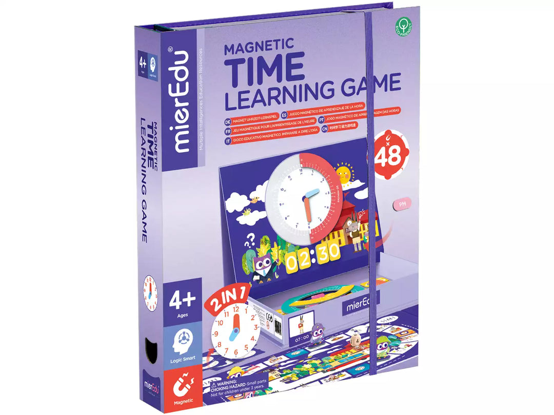 Juego Magnético Aprender La Hora Para Niños
