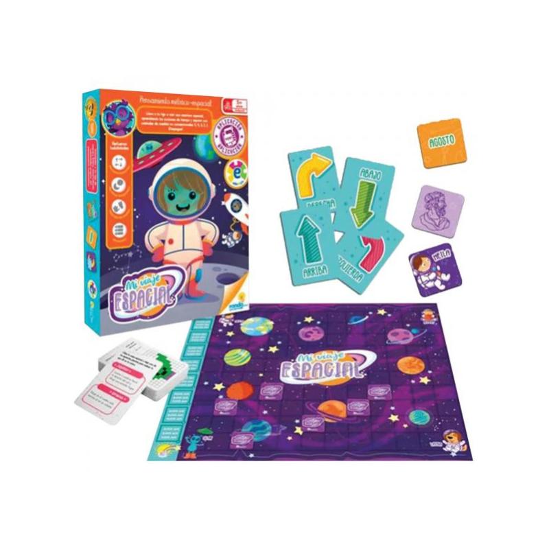 Juego De Mesa Didáctico Secuencias Viaje Espacial Niños