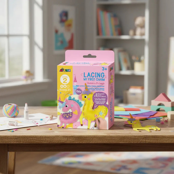 Set De Arte Y Manualidades Unicornios Tejidos Lv2