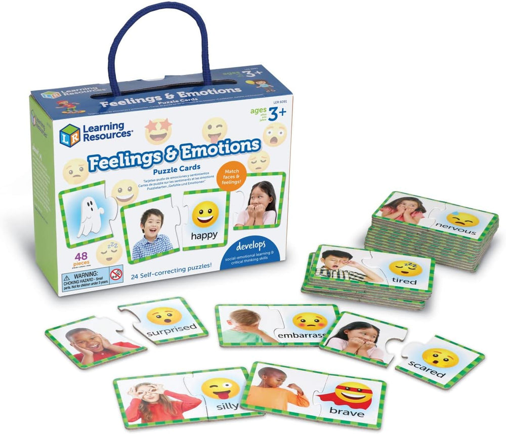 Rompecabezas Sentimientos Y Emociones Niños