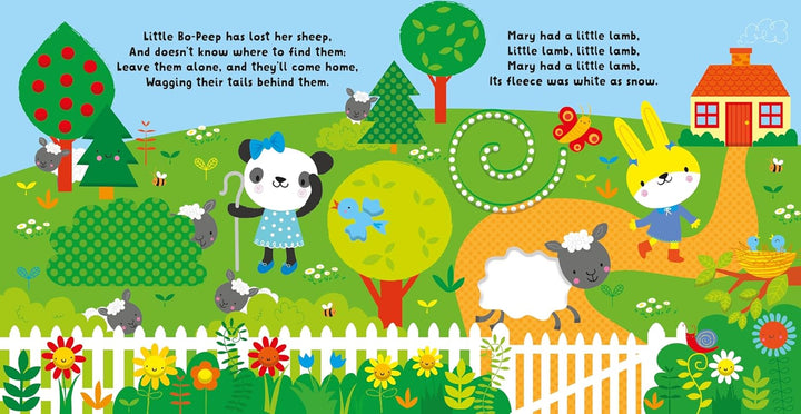 Libro Interactivo Nursery Rhymes Con Sonido Y Texturas Niños