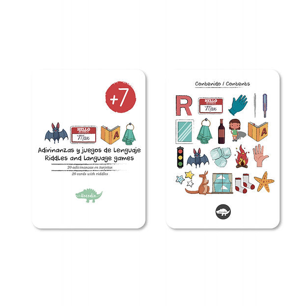 Juego Estimulación Flash Cards Adivinanzas Para Niños