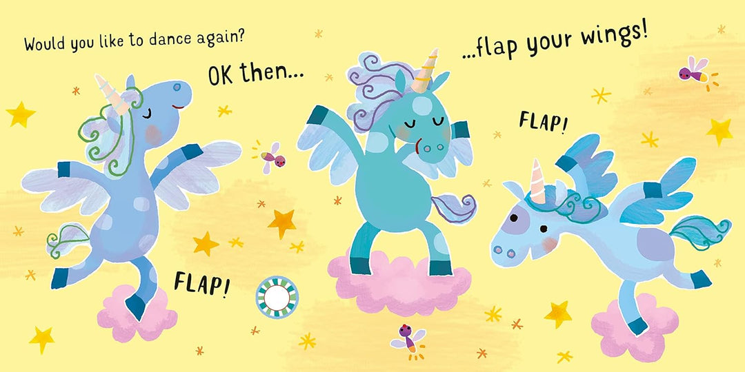 Libro Didáctico Con Sonido Baila Con Los Unicornios Niños