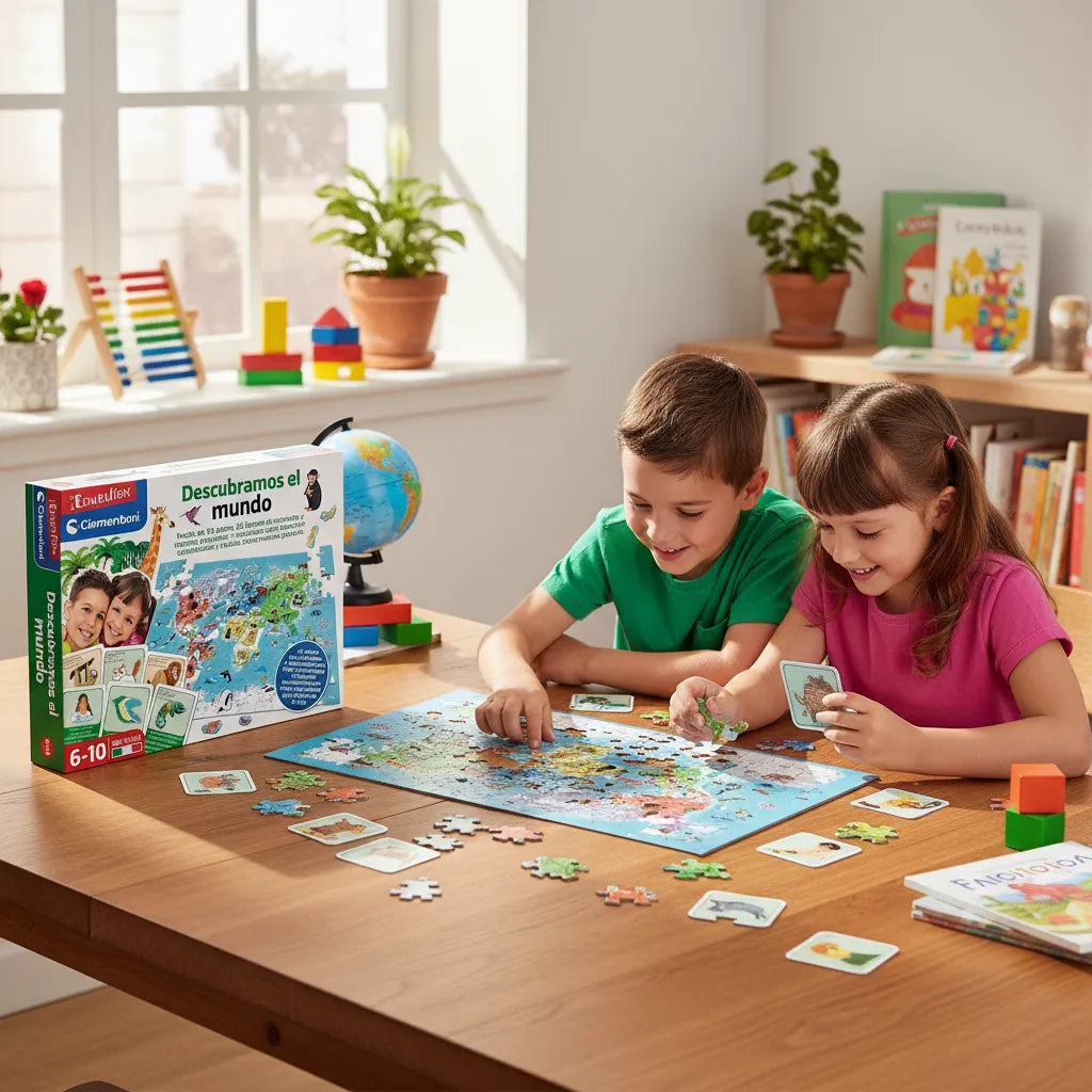 Rompecabezas Y Juego De Mesa Descubre El mundo