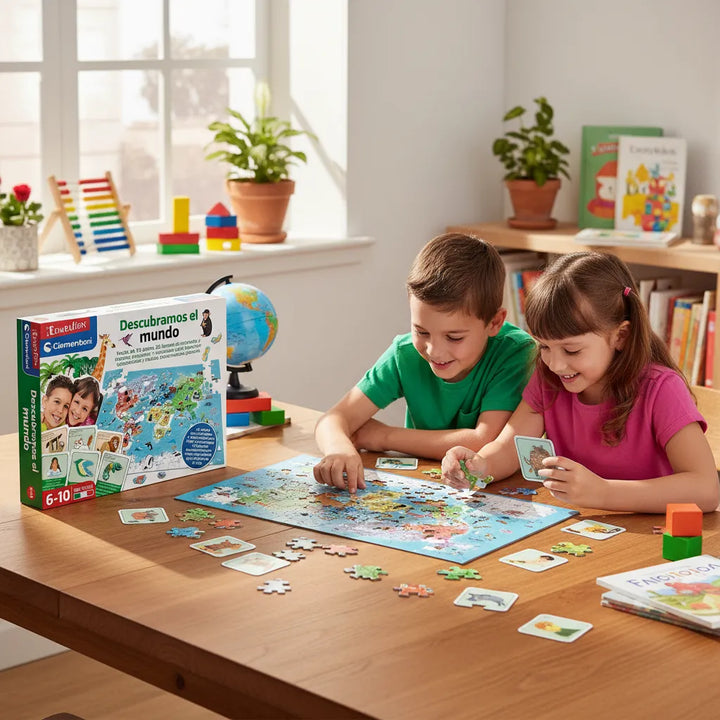 Rompecabezas Y Juego De Mesa Descubre El mundo
