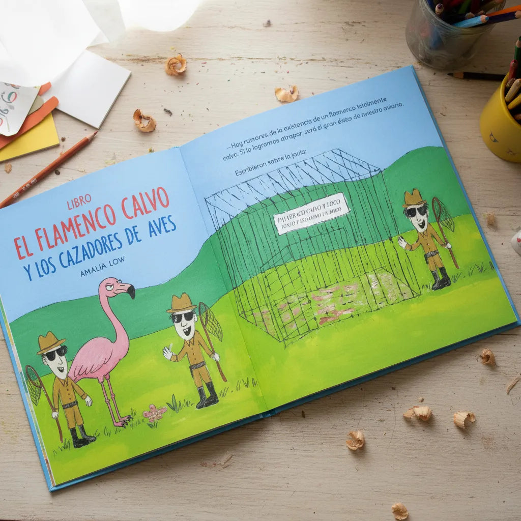 Libro El Flamenco Calvo Y Los Cazadores De Aves Amalia Low