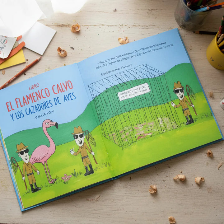 Libro El Flamenco Calvo Y Los Cazadores De Aves Amalia Low