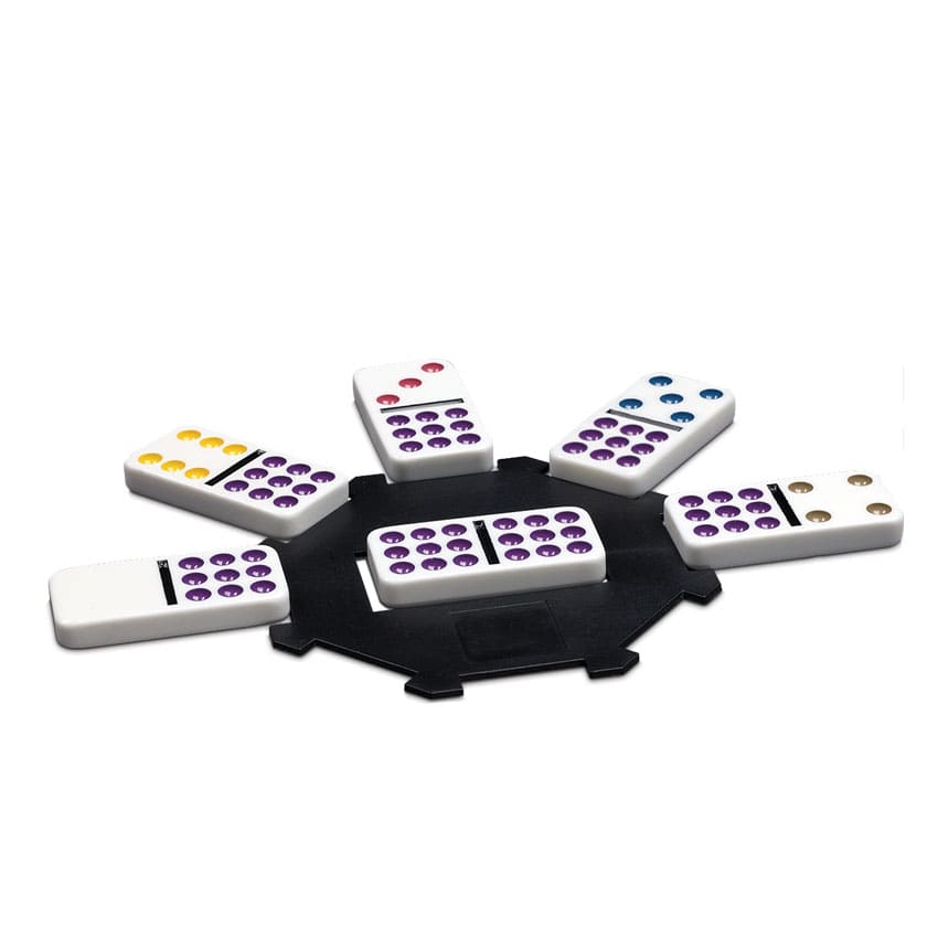 Juego De Mesa Domino Doble 9 En Lata  Familiar