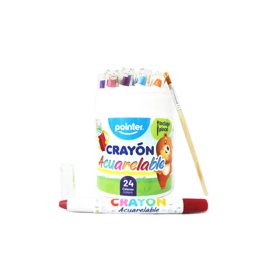 Crayolas Acuarela 24 Unidades  Niños