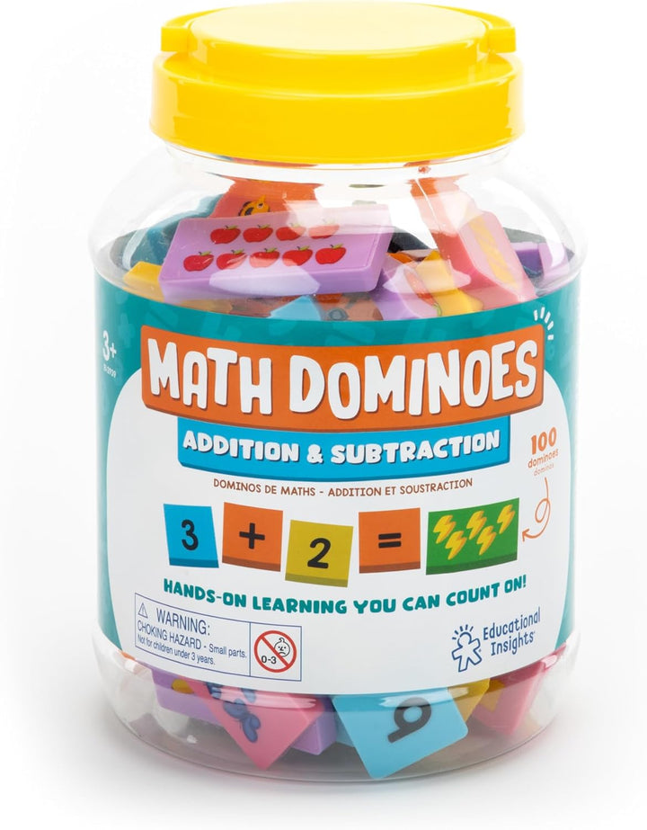 Juego Didáctico Dominó Sumas Y Restas Para Niños