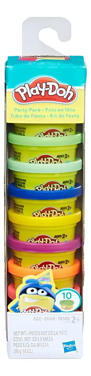 Juego Plastilina Play-doh Mini Party 10 Unidades Niños