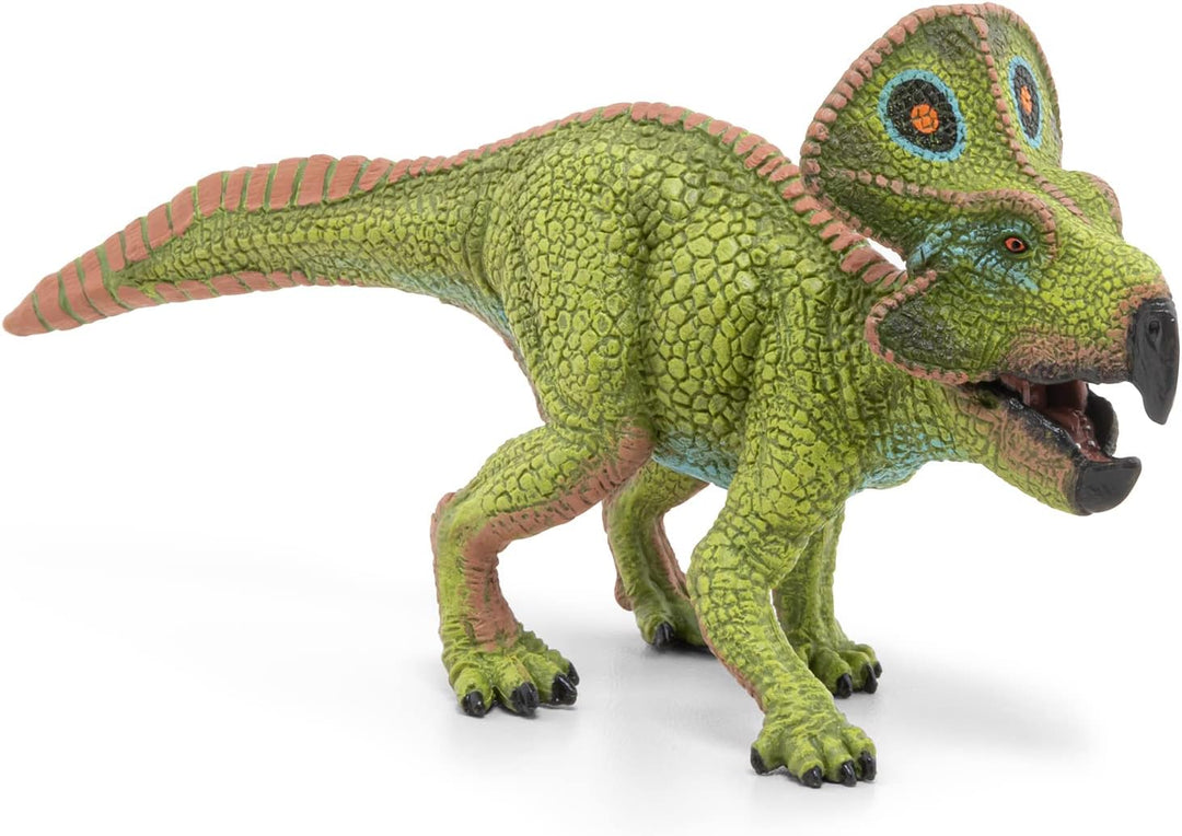 Figura Coleccionable Protoceratops Pintada A Mano
