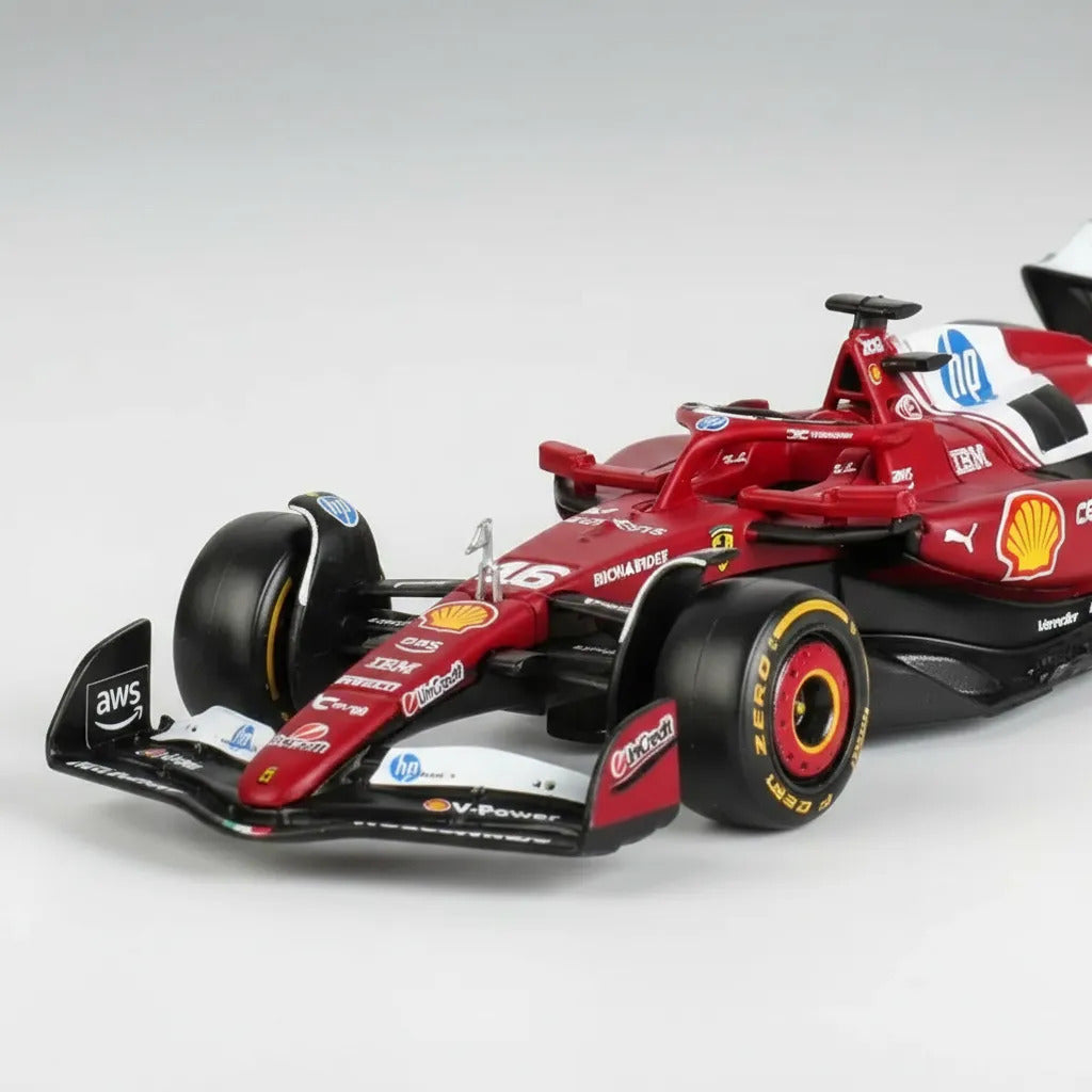 Carro Escala Bburago 1/43 Ferrari Sf-25 Leclerc 