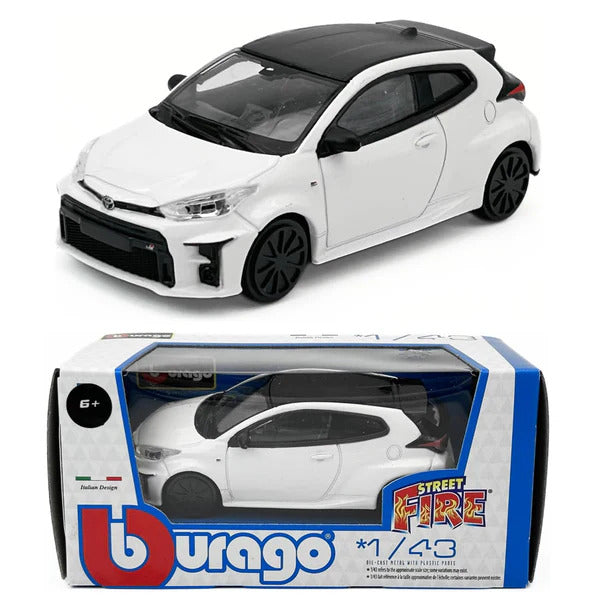 Carros Coleccionable A Escala 1/43 Toyota Gr Yaris Blanco
