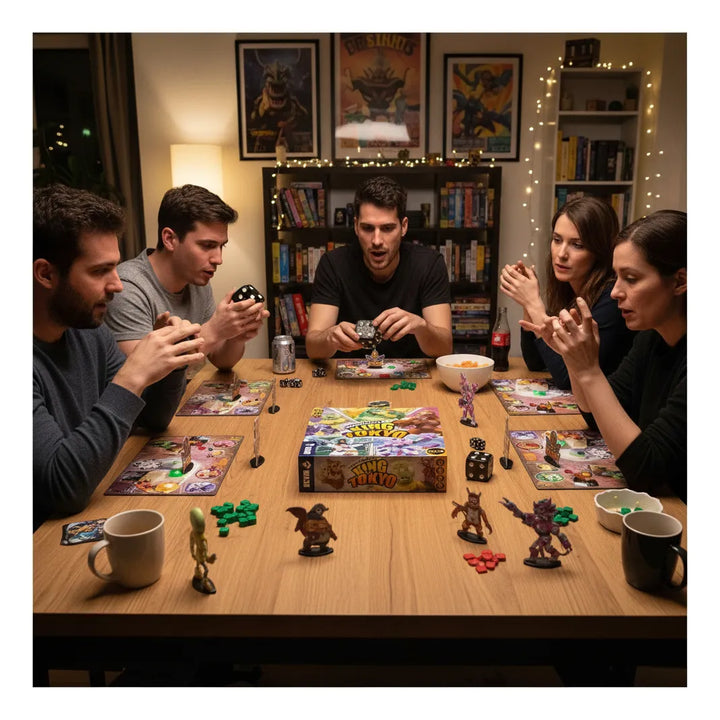 Juego De Mesa King Of Tokyo Adultos Estrategia Roles