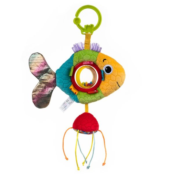Juguete Bebe Peluche Pez Sensorial Mordedor