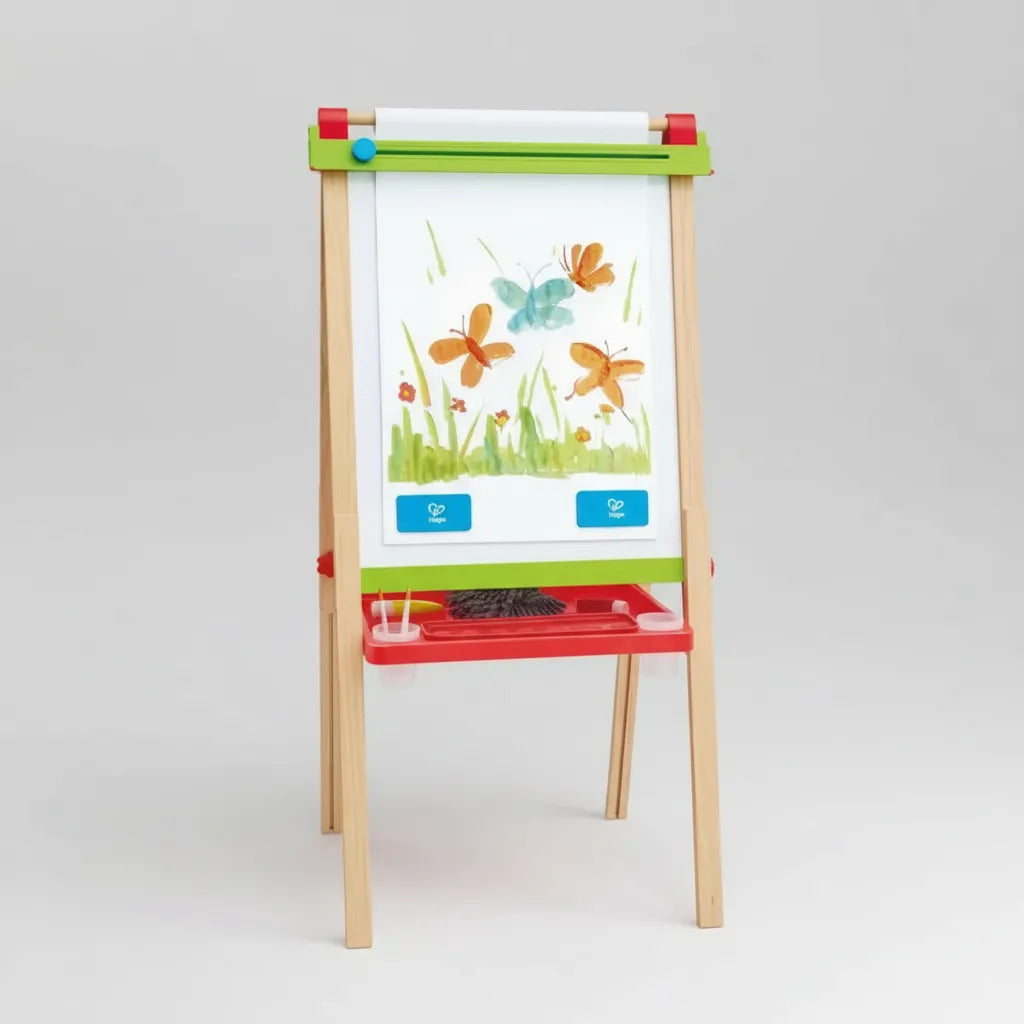 Juguete Tablero De Madera Infantil Doble Cara Para Niños