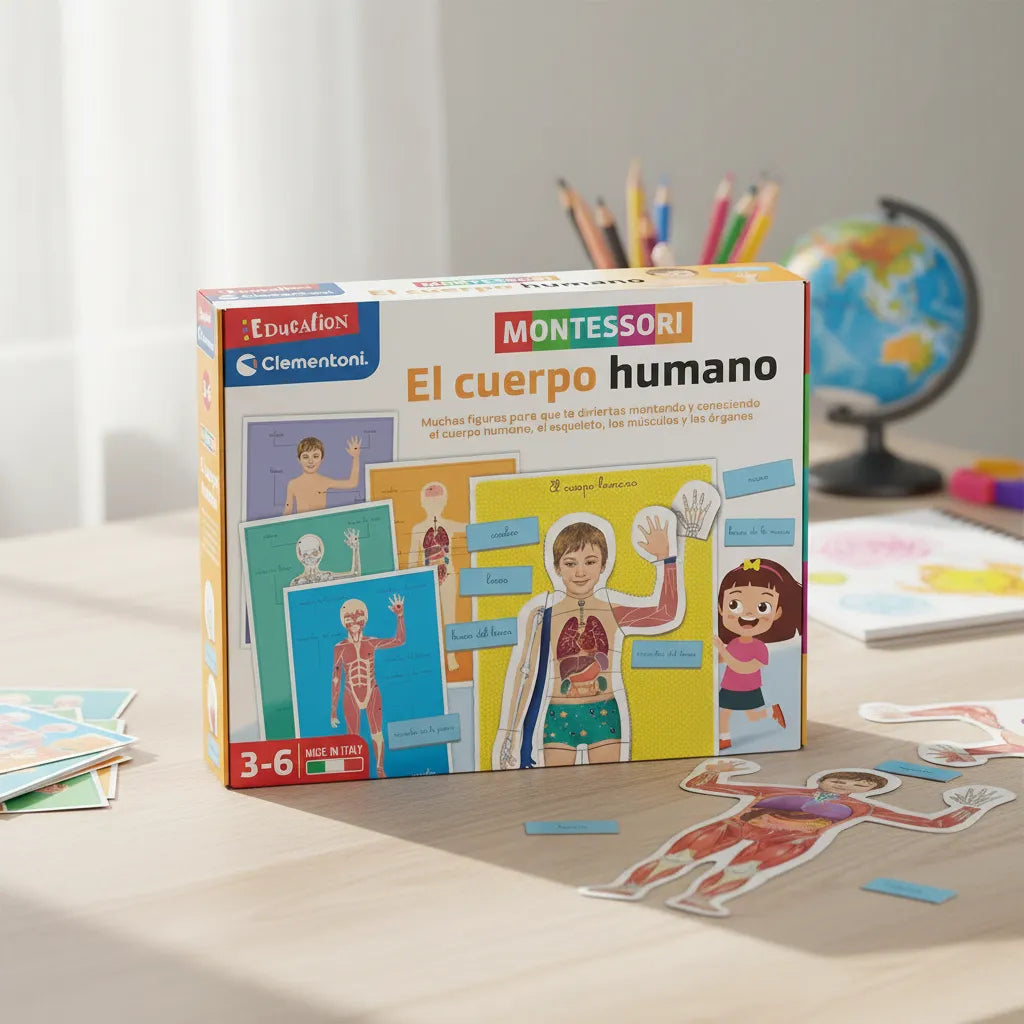 Juego Montessori El Cuerpo Humano Para Niños